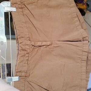 J. Crew Chino Dark Tan‎ Cotton Shorts Size 8 Women Short